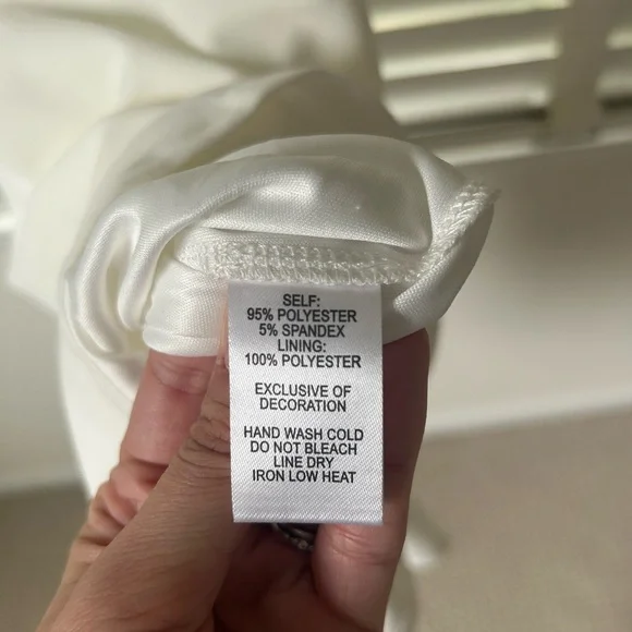 Lulus Midi Dress In the Name of Love White Crochet Lace Trumpet Bridal Small - Picture 13 of 14